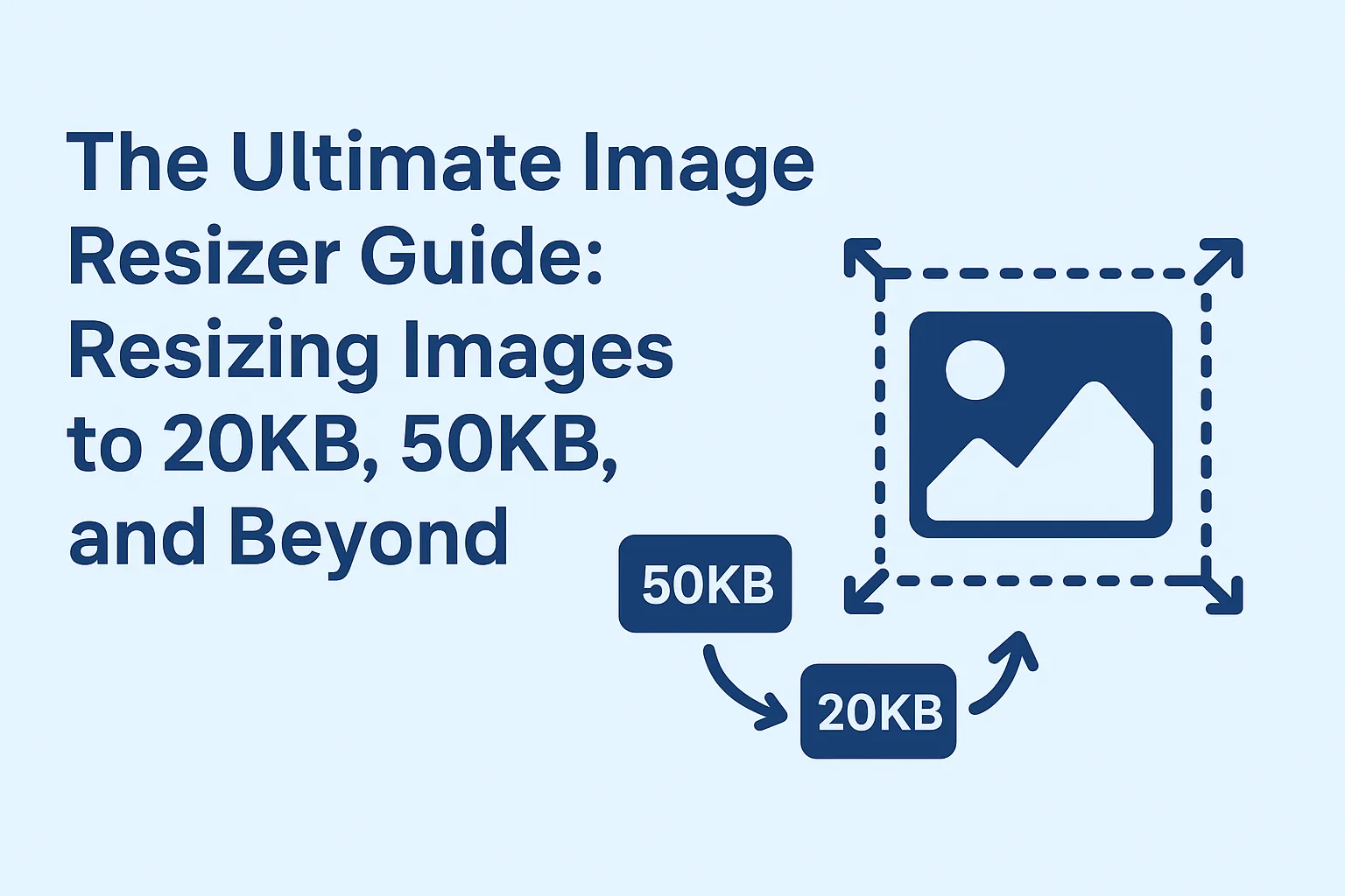 The Ultimate Image Resizer Guide: Resizing Images to 20KB, 50KB, and Beyond